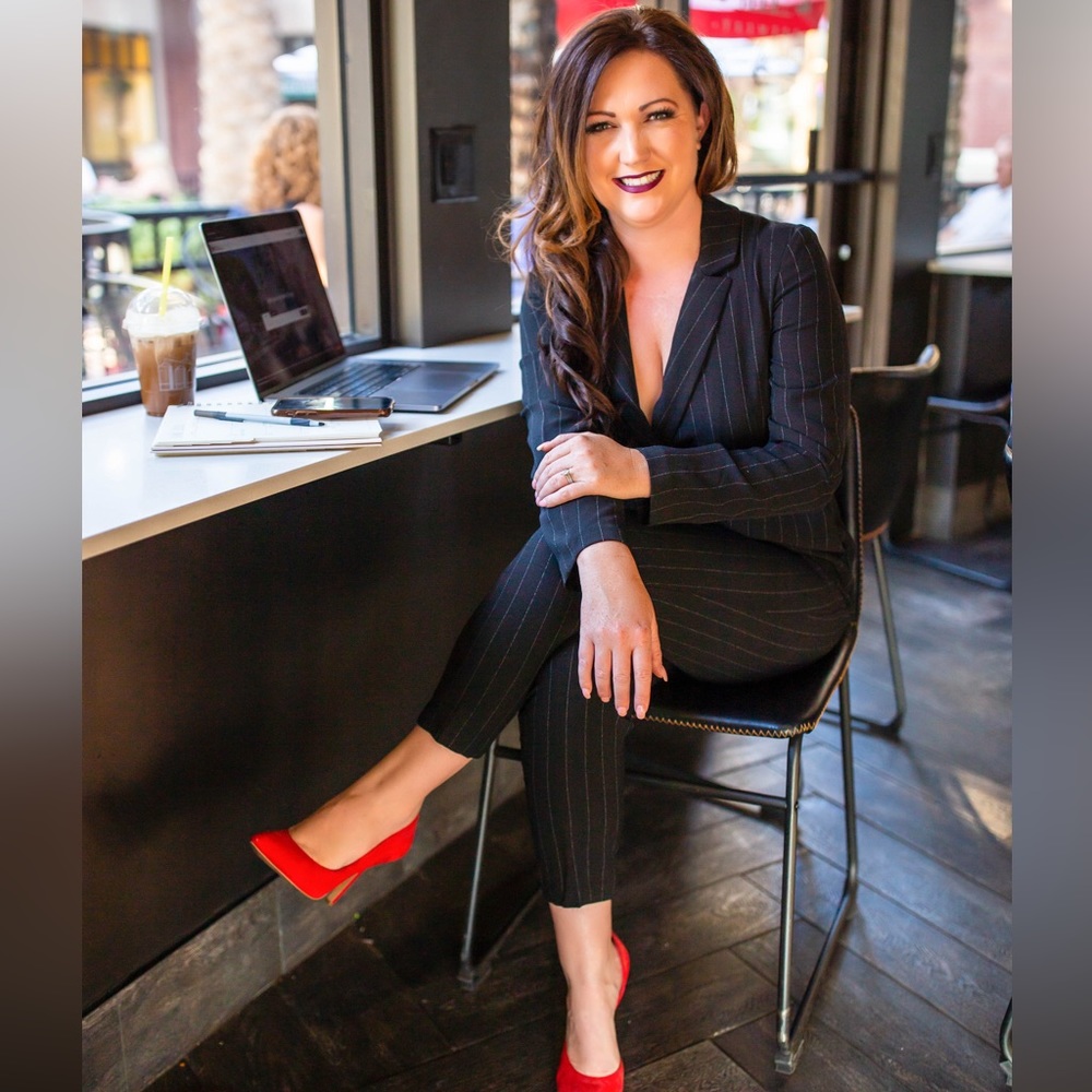 Express Pinstripe Jumpsuit